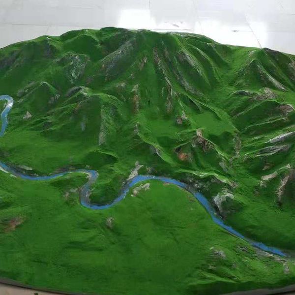 怎样按实际白银地形雕刻制作