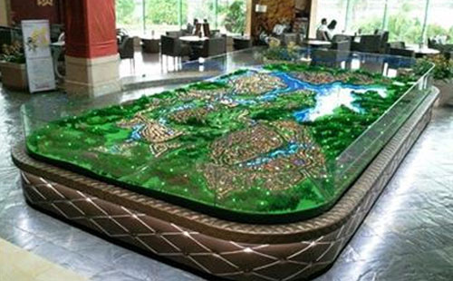 制作白银白银沙盘模型需要注意细节