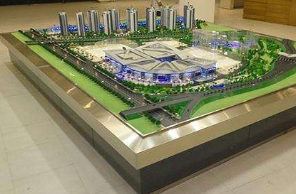 白银沙盘模型还原度高，技术与设计缺一不可！